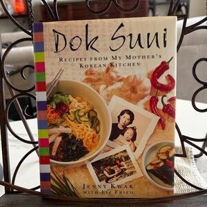 Dok Suni Korean Cookbook with Colorful Cover